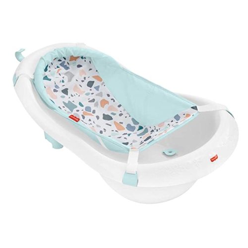 Amazon.com : Fisher-Price Baby to Toddler Bath 4-In-1 Sling ‘N Seat Tub with Removable Infant Support and 2 Toys, Pacific Pebble : Baby