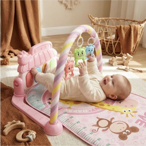 Musical Baby Pedal Piano for Limbs Coordination and Visual & Auditory – Kids Australia