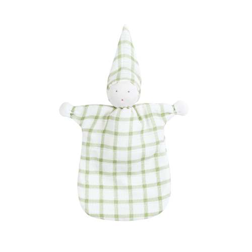 Muslin Sleeping Lovey - Sage Windowpane