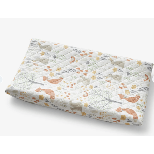 Forest Animals Quilted Changing Pad Cover | The Company Store