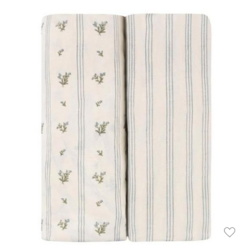 Linear Berry Crib Sheet Set | 100% plush jersey cotton knit – Ely's & Co.