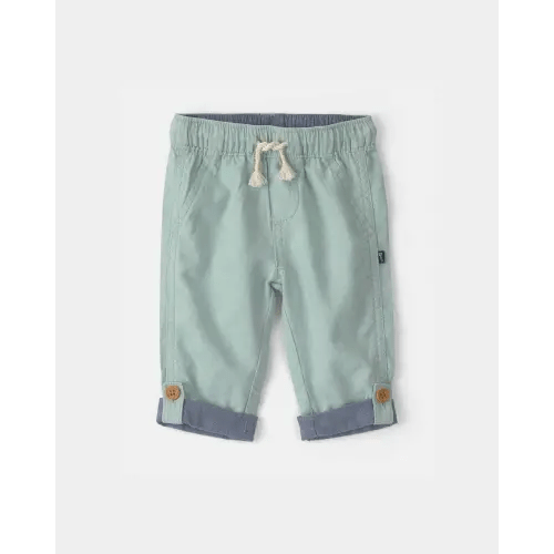 Baby Boy Linen Pants - Green - OshKosh B'gosh | Carter's