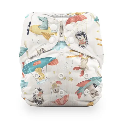 All in One Cloth Diaper | Natural Cotton + Hemp | Oh Chute Color