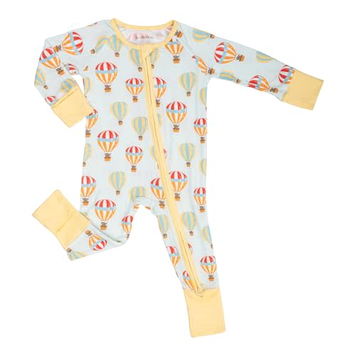 LollyBanks Baby Pajamas, 2-Way Zipper Infant Romper, 95% Viscose Made from Bamboo and 5% Spandex, Baby Sleepers