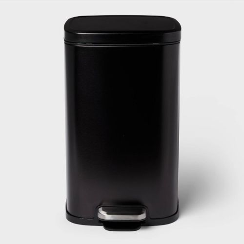 12L Soft Square Stainless Step Trash Can - Brightroom™