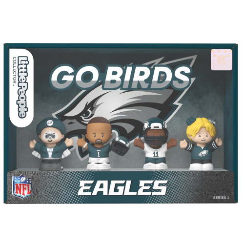 Fisher-Price Little People Philadelphia Eagles Four-Piece NFL Collector Set