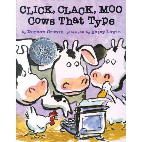 Click, Clack, Moo - (Click Clack Book) by Doreen Cronin (Hardcover)