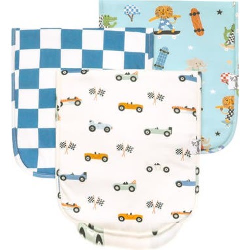 Speedster 3-Pack Assorted Cotton Burp Cloths