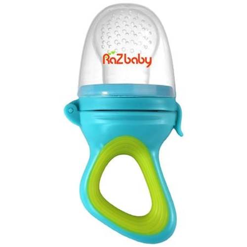 Raz Baby Silicone Raz-Feeder & Teether, Green