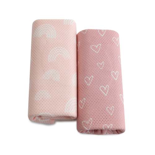 Nordic 2pk AIR+ Mesh Nursing Scarf Berry/Rose