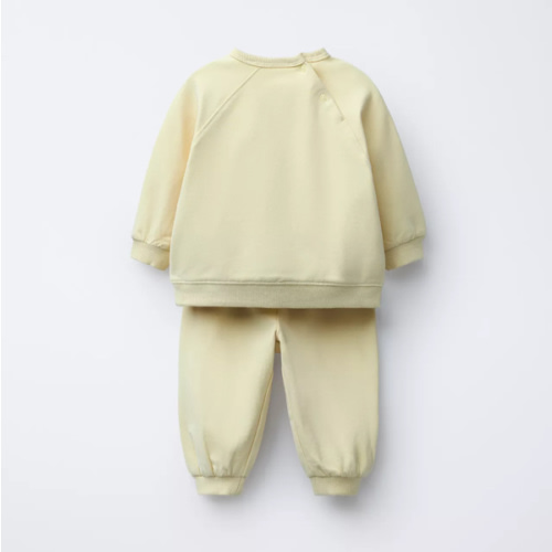 SWEATSHIRT AND JOGGER PANTS SET - Yellow | ZARA United States