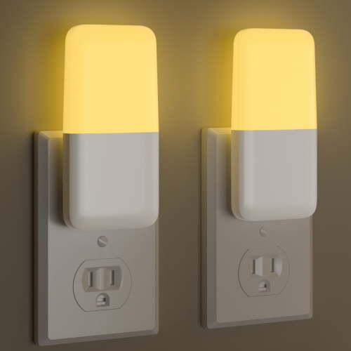 Xueyu, Plug-in LED Night Light, 2 Pack, Warm White Nightlight