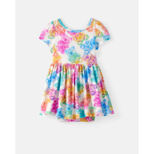 Gummy Giggles Skater Dress with Bodysuit