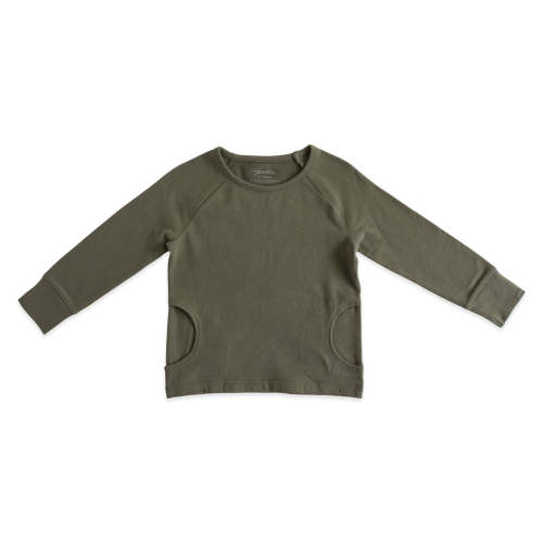 Essentials Top - Olive (18-24 months)