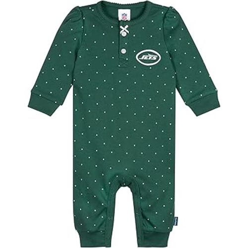Gerber NFL Baby Girls Footless Coverall