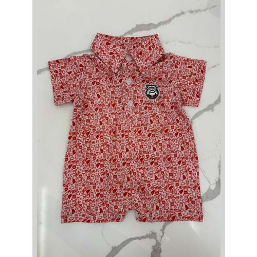 The James Romper Georgia – Posh Tots Children's Boutique