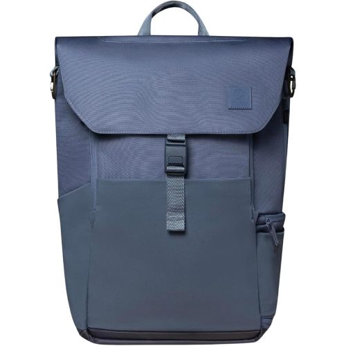 Huhu Diaper Bag Backpack – Large Baby Bag for Moms & Dads – Water-Resistant, Unisex Travel Kit for New Parents – Includes Changing Pad and 2 Organizer Pouches (Dusky Blue)
