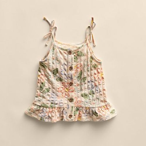Baby & Toddler Little Co. By Lauren Conrad Organic Button Down Bow Tank