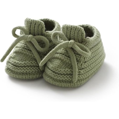 Neiwech Baby Booties Newborn Cozy Soft Warm Knitted Crib Shoes for Infants Boys Gilrs
