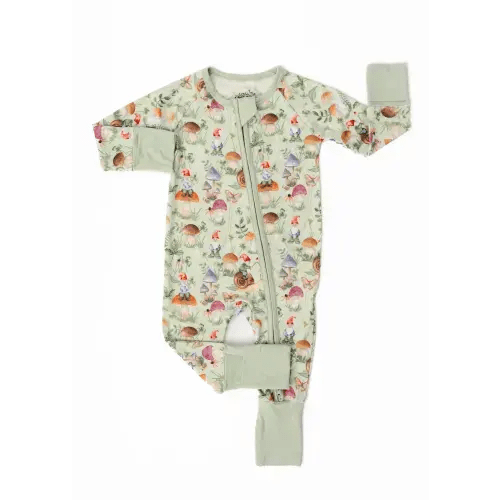 Gnomes Bamboo Zippered Sleeper (6 - 9 mo)