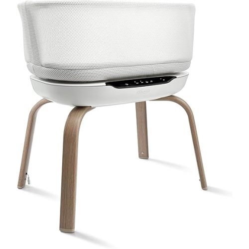 Graco SmartSense Soothing Baby Bassinet – Smart Newborn Bassinet Detects and Automatically Responds to Baby's Cries – For Newborn Babies to 6 Months