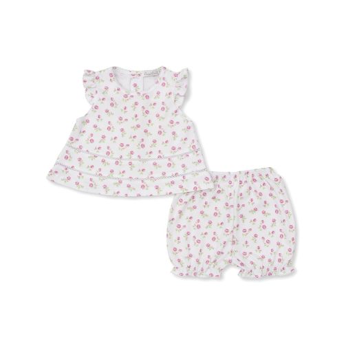 Kissy Kissy Baby Girls Infant Rosy Roses Print Sunsuit Set