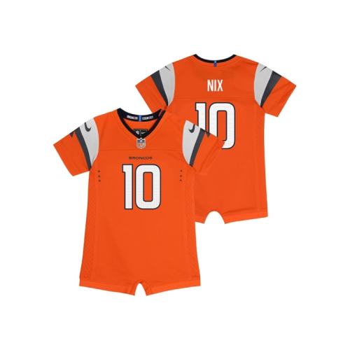 Denver Broncos Bo Nix Baby Home Replica ORANGE Nike Football Jersey - 133429238