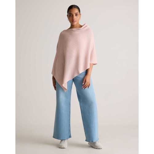 Lightweight Cotton Cashmere Nursing Shawl in Sugar Stone