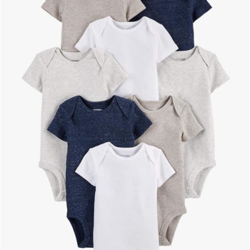 Simple Joys by Carter's Unisex-Baby 8-Pack Short-Sleeve Bodysuit
