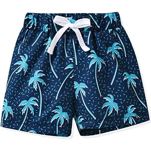 Aalizzwell Swim Trunks for Toddler Infant Baby Boys with Lining