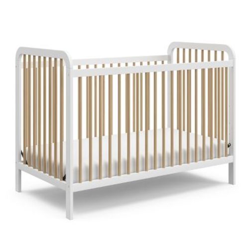 Storkcraft Pasadena 3-in-1 Convertible Crib White/Driftwood