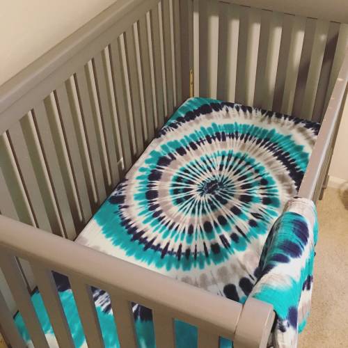 Tie Dye Crib Sheets - Tie Dye Sheet Set - Tie Dye Baby Blanket - Ultra Soft Fitted Crib Sheets - Baby Shower Gift - Tie Dye Bedding