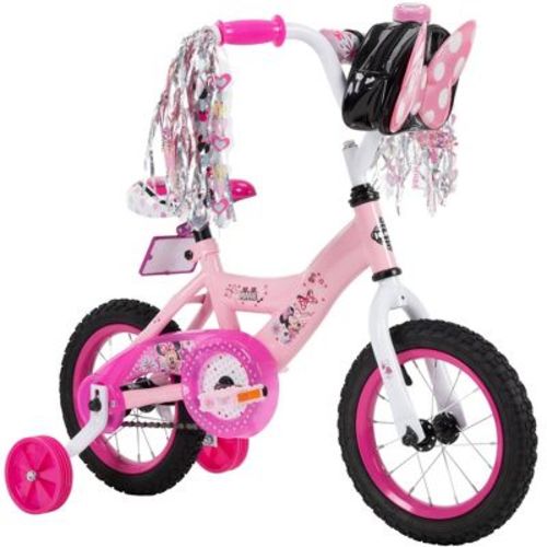 Huffy Disney Minnie Mouse Kids' Bike - 12" Wheels - Training Wheels - Pink