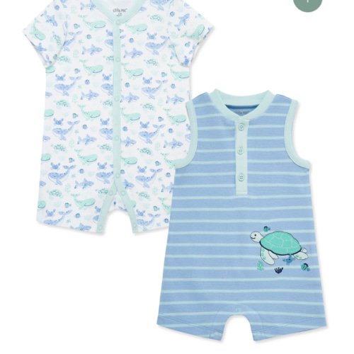 Sea Life Rompers (2-Pack)