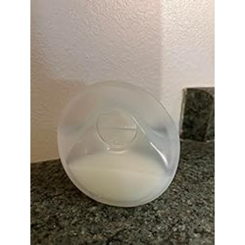 Boon TROVE Silicone Manual Breast Pump - Hands Free Breast Pump - Passive Breast Milk Collector Shell for Newborns - Breastfeeding Essentials - 1 Count