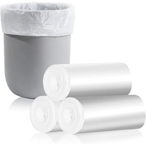 CHARMOUNT 4 Gallon Trash Bag - Unscented 4 Gallon Garbage Bags for Bathroom, Kitchen, Bedroom, 105 Count (15 Liter) …