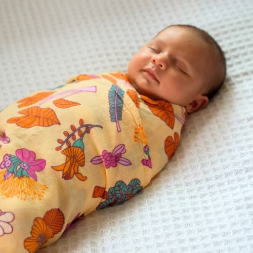 Roots & Blooms Muslin Swaddle