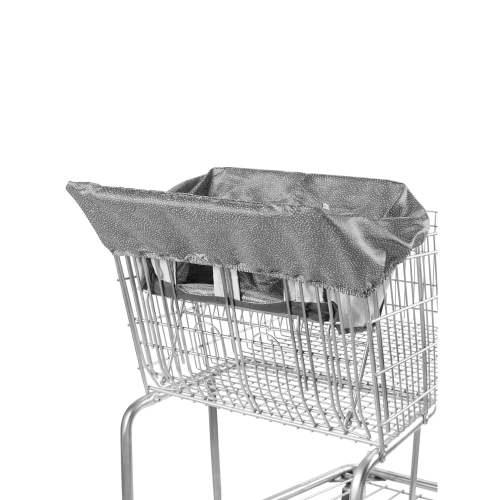 Take Cover Shopping Cart Cover - Gray Dot