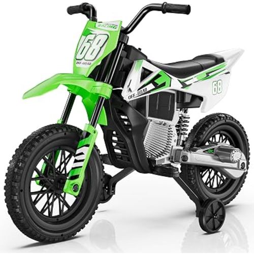 JOYSTROLL 12V Kids Motorcycle, 2x25W Ride on Motorcycle