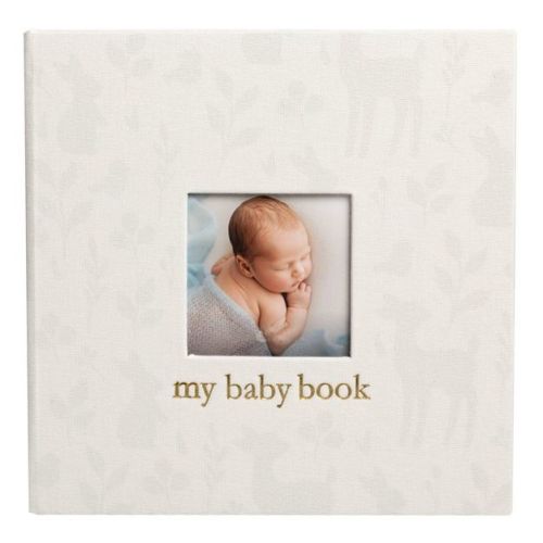 Pearhead Square Baby Memory Book - Woodland Print