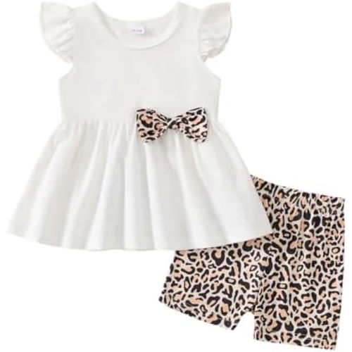 Toddler Baby Girl Summer Clothes Ruffle Sleeveless Top Floral Shorts 2Pcs Outfits Set