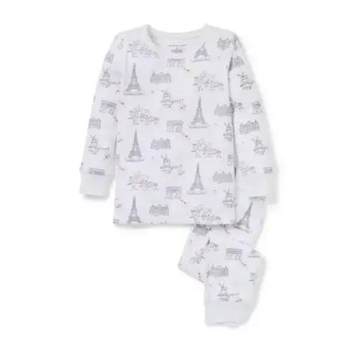 Pajamas White Paris Good Night Pajama In Paris by Janie and Jack