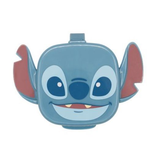 Disney Stitch Flip Top Snack Cup Container - Blue