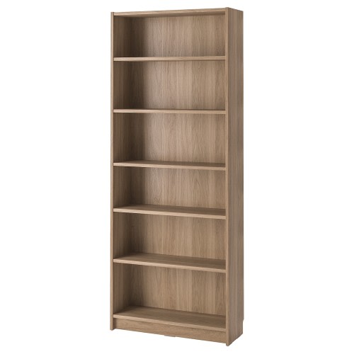 BILLY Bookcase - oak effect 31 1/2x11x79 1/2 "