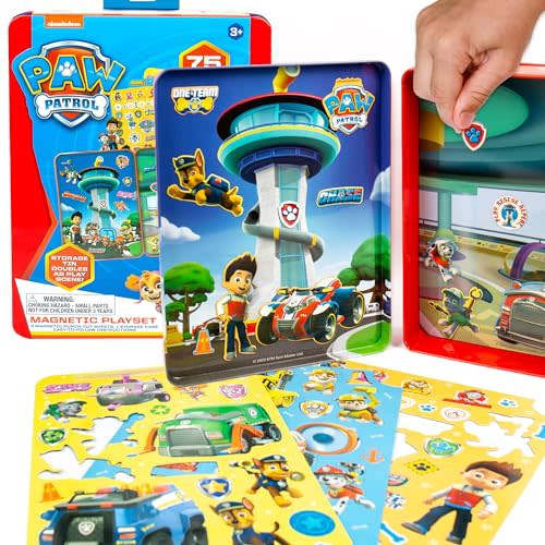 Horizon Group USA Magnetic Playset for Kids, Paw Patrol | Mix and Match Magnet Activity Toys, Reusable At-Home Activities, Screen-Free Fun, Perfect Travel or Road Trip