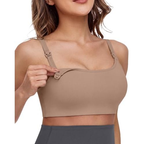 G4Free Barefeel Maternity Sports Bra One-Hand Clips Nursing Sleep Bras