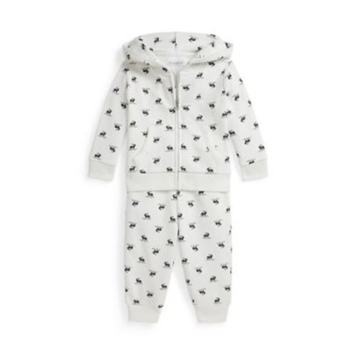 Baby Boys Elk Fleece Full-Zip Hoodie & Pant Set
