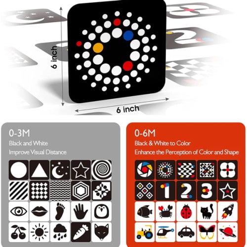 Baby Flash Cards Visual Stimulation Cards – Hahaland