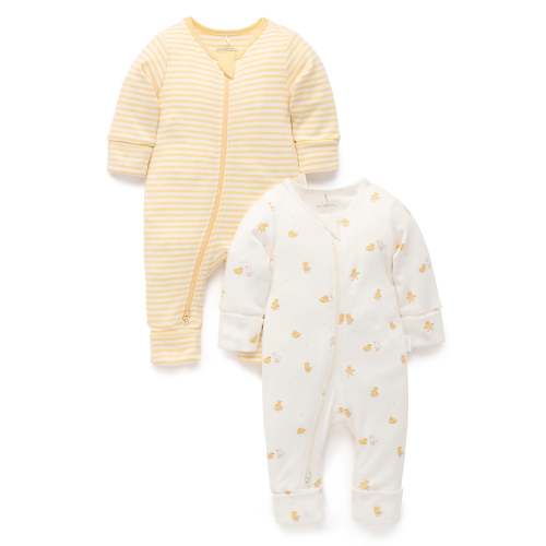 Little Ducky 2 Pack Zip Growsuit