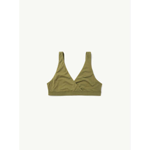 Cleo Crossover Bra Olive